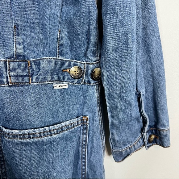 Billabong endless days jumpsuit denim size medium - Picture 9 of 11